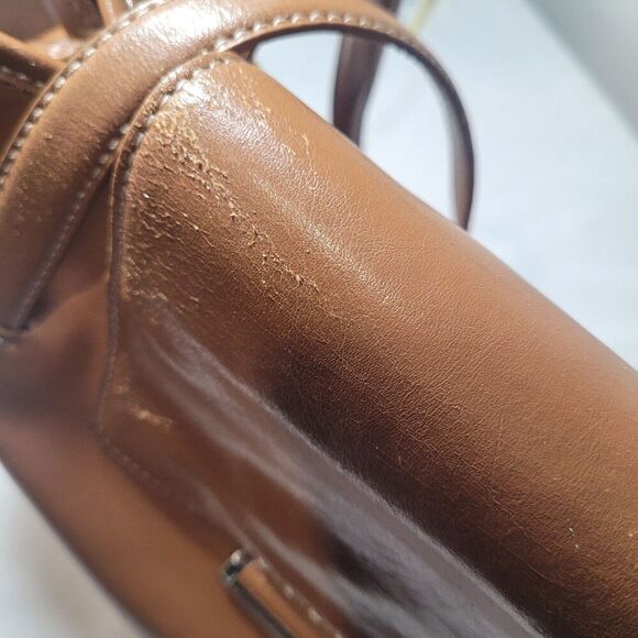 Cole Haan Leather Tote/Shoulder Bag - Tan - Picture 10 of 10